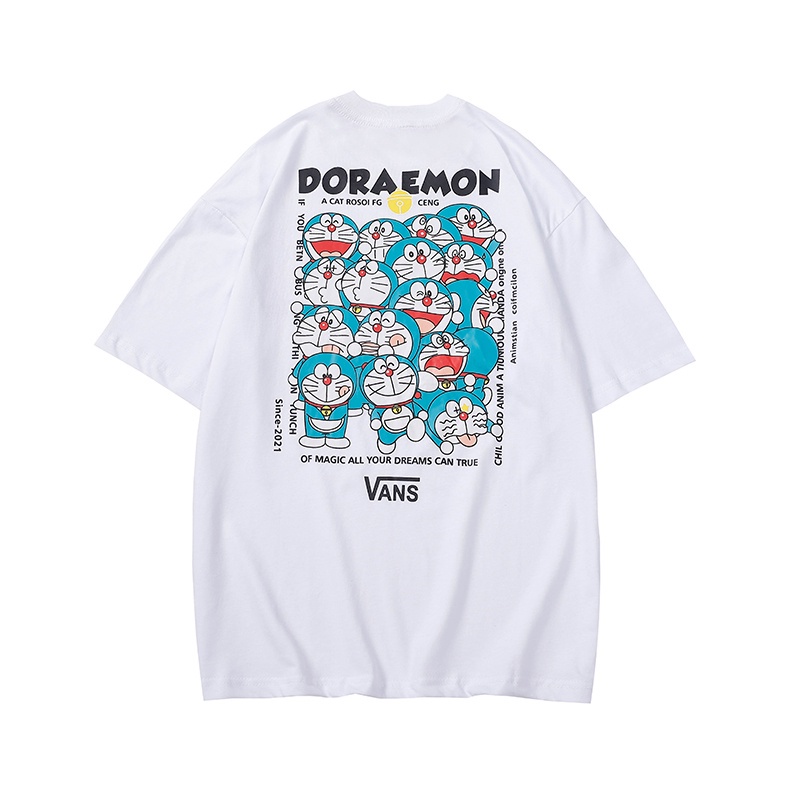 vans-vans-doraemon-เสื้อยืดลําลอง-ผ้าฝ้าย-แขนสั้น-คอกลม-พิมพ์ลาย-ทรงหลวม-สําหรับผู้ชาย-และผู้หญิง