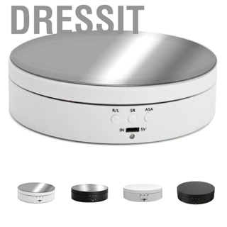 Dressit Rotating Display Stand Electric 3 Speed Level 360 Degree Turntable for Jewelry Short Video