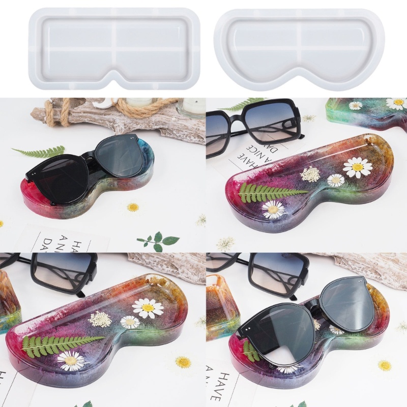 flgo-2pcs-diy-crystal-dripping-epoxy-resin-molds-glasses-storage-box-sunglasses-tray-mirror-silicone-mold-for-glass-stor