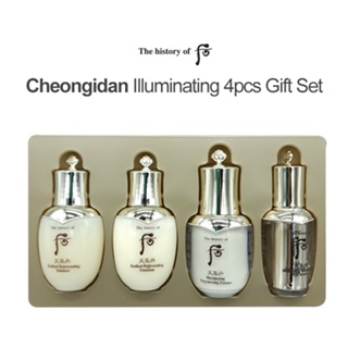 Cheongidan Illuminating 4pcs Gift Set / Balancer / Emulsion / Essence / Eye Serum