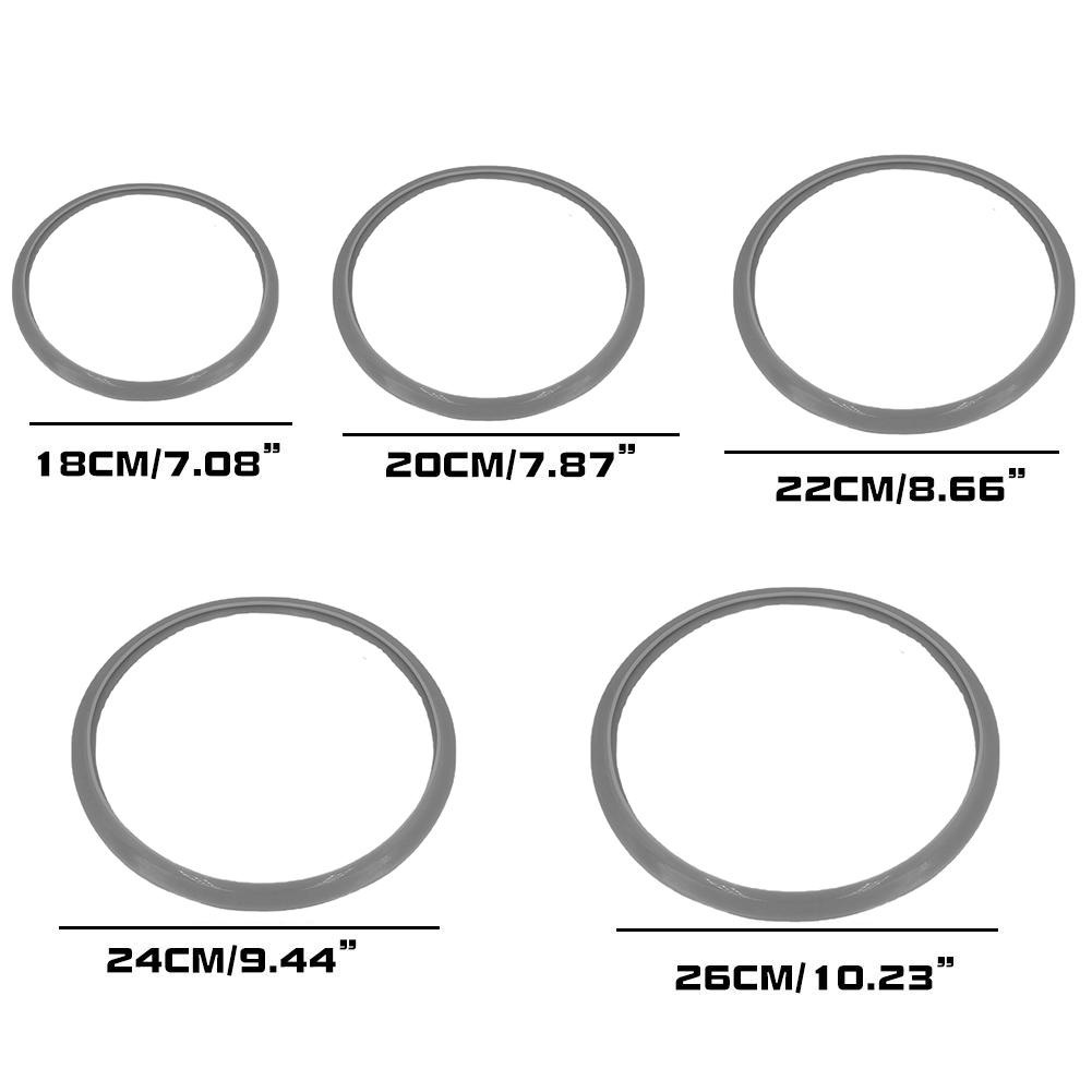 แหวนยางซีล-สเตนเลส-สีเทา-อุปกรณ์เสริมหม้อหุงข้าว-18-20-22-24-26-d8u2