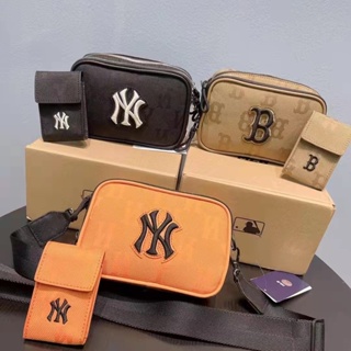 Fashion NY ใหม่ กระเป๋าสะพายไหล่ ใส่กล้องได้ แฟชั่นสําหรับผู้ชาย และผู้หญิง MLB 77220326