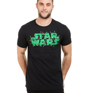 [S-5XL]ขายดี เสื้อยืด พิมพ์ลาย Star Wars เทศกาลคริสต์มาส สําหรับผู้ชาย