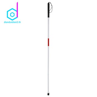 Visually Impaired Crutch Cane Blind Walking Stick Walker Aluminium Easy Folding