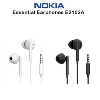 Nokia Essential Earphones E2102A หูฟังมีสายแบบ3.5มิล สำหรับ SmartPhone/Tablet/Notebook/Pc(ของแท้100%)