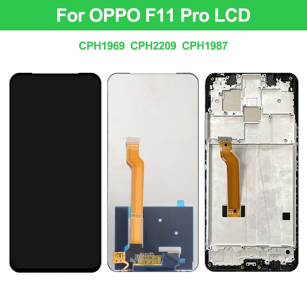 หน้าจอแสดงผล-lcd-ดิจิทัล-พร้อมกรอบ-สําหรับ-oppo-f11-pro-cph1969-oppo-f11-cph1913