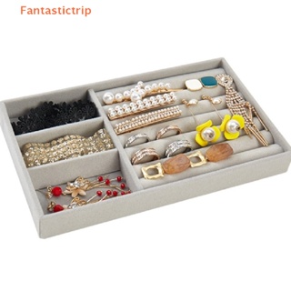 Fantastictrip กล่องกํามะหยี่ กล่องเก็บเครื่องประดับ กล่องกํามะหยี่ แหวน ต่างหู สร้อยคอ กล่องเครื่องประดับ แฟชั่น