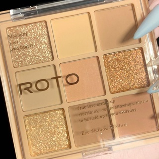 Roto พาเลทอายแชโดว์ 9 สี