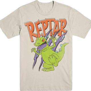 เสื้อยืด พิมพ์ลาย Nick 90s Rugrats Reptar คุณภาพสูง แฟชั่นสําหรับผู้ชาย และผู้หญิง