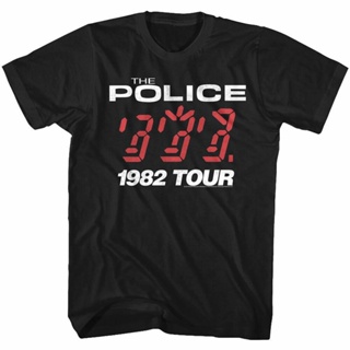Sting &amp; The Police Ghost in the Machine Tour 1982 Mens T Shirt Rock Band Concert_03