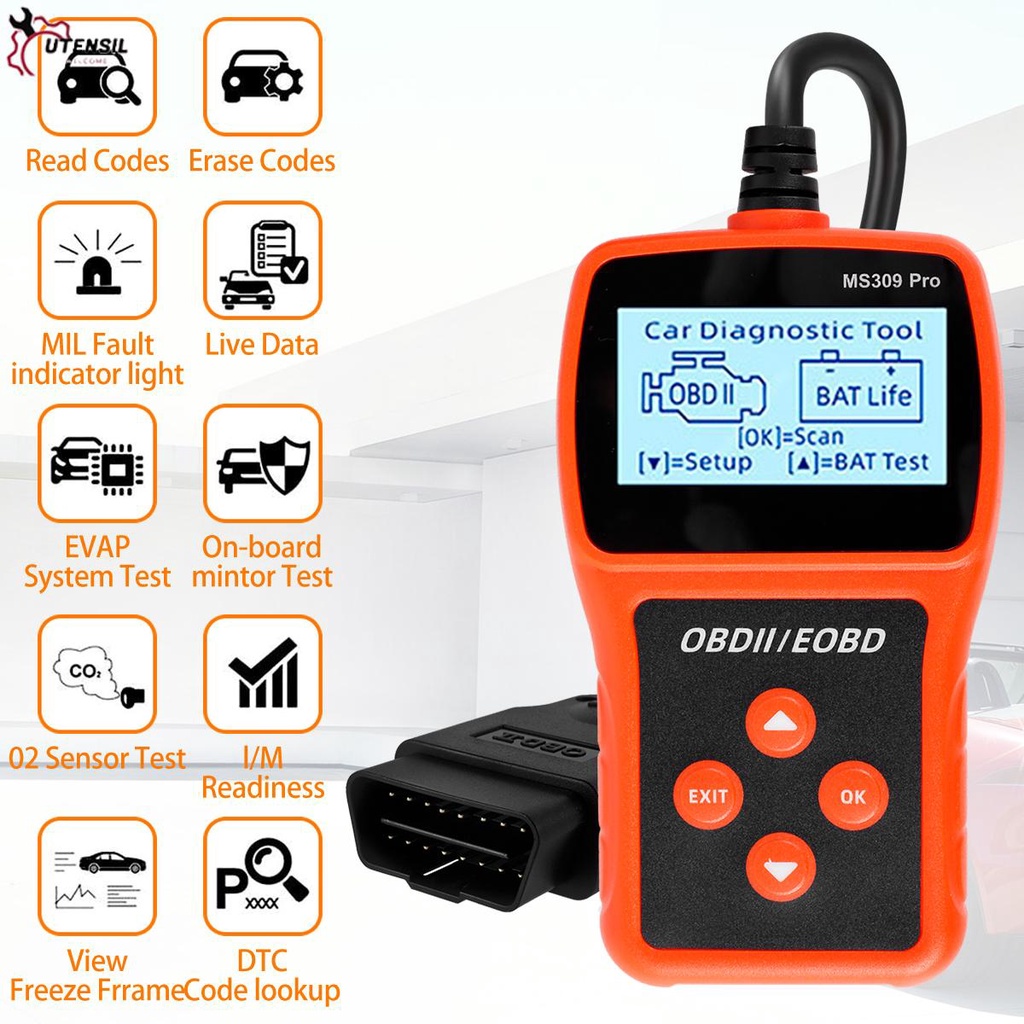 เครื่องสแกนเนอร์-obd2-หน้าจอ-2-4-นิ้ว-สําหรับรถยนต์