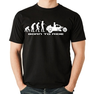 [S-5XL]เสื้อยืด พิมพ์ลาย Trike Evolution Scally Tricycle เหมาะกับของขวัญวันเกิด สําหรับขี่รถจักรยานยนต์