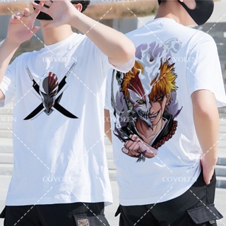 Popular Bleach Anime Graphic Tee unisex white casual fashion t shirt streetwear Kaneki Nezuko Hisoka_03