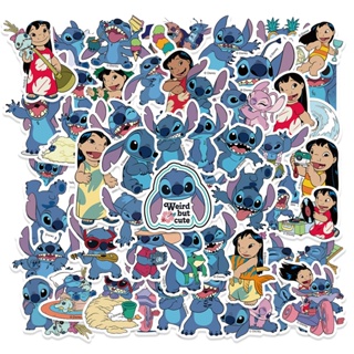 (Authorized) 50 pcs Cute Stitch Cartoon Waterproof PVC Stickers (2)