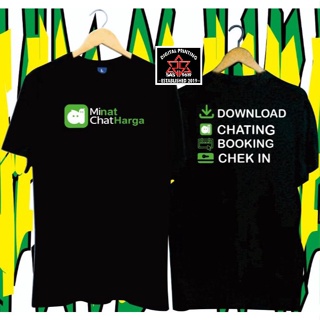 เสื้อยืดแขนสั้น พิมพ์ลาย MICHAT DOWLOAD Chat สําหรับผู้ชาย และผู้หญิง