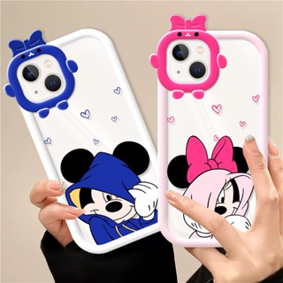 Cute Monster Lens Case for VIVO Y17 Y12 Y15 Y93 Y91 Y95 Y77 Y76 Y72 Y70 Y51 Y52S Y31S Y50 Y30 Y35 2022 Y15A 10Pro Y20 Mickey Mouse Phone Cover DCG