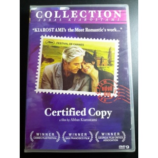 (DVD) Certified Copy (2010) เล่ห์ รัก ลวง (บรรยายไทย)