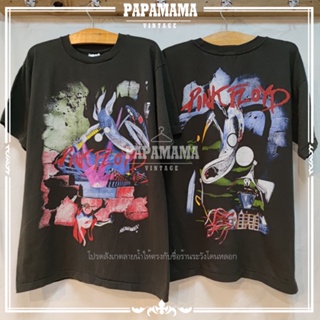 [ PINK FLOYD ] The Wall Album promo shirt bootleg เสื้อวง เสื้อร๊อค พิงค์ฟอยด์ เสื้อวินเทจ papamama vintage_01