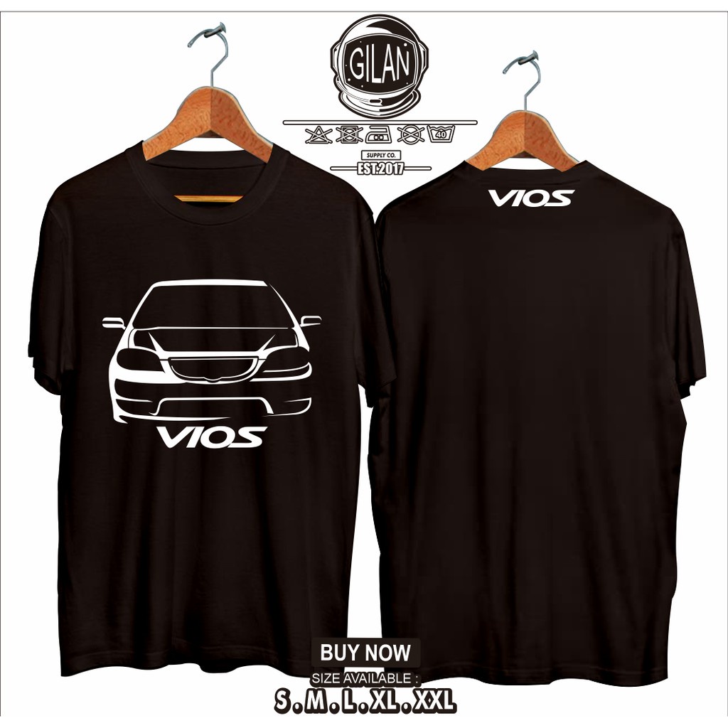 เสื้อขาว-เสื้อยืดรถยนต์toyotavios1stgenเสื้อยืดรถยนต์-ผ้าgilan-01