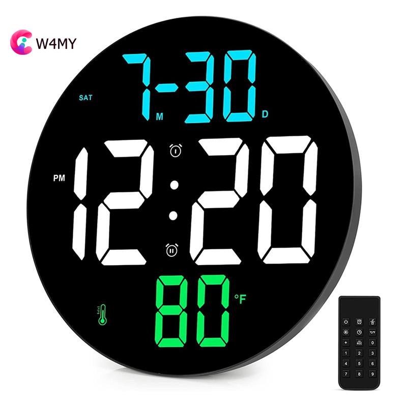 Digital Wall Clock Large Display 9Inch Large Digital Clock with Big