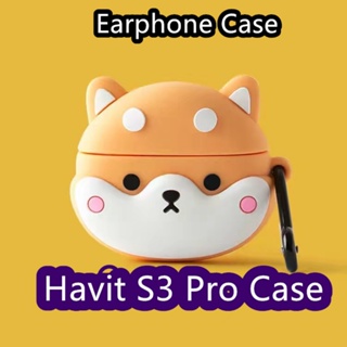 【จัดส่งรวดเร็ว】เคสหูฟัง แบบนิ่ม ลายการ์ตูนน่ารัก สําหรับ Havit S3 Pro