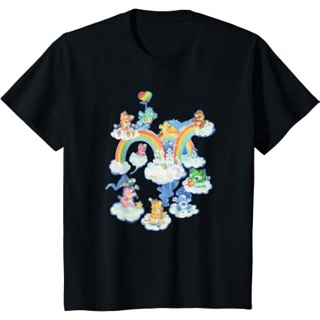 ขายเสื้อยืด พิมพ์ลาย Care Bears Cloud And Rainbows Bear Group สําหรับเด็ก（S-5XL）