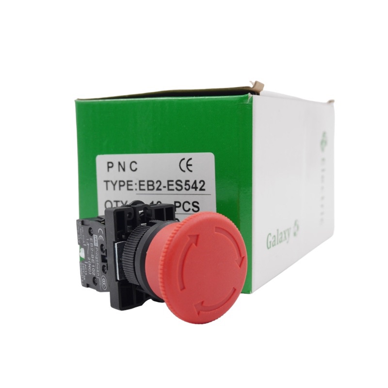XB2-BS542 22มม.ปุ่มหยุดฉุกเฉินสวิตช์ปุ่มกด สินค้าพร้อมส่ง ส่งทุกวัน ...
