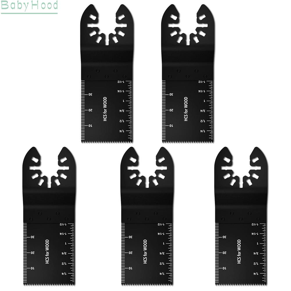 34mm-universal-oscillating-multi-tool-saw-blades-carbon-steel-cutter-diy-5pcs-high-quality