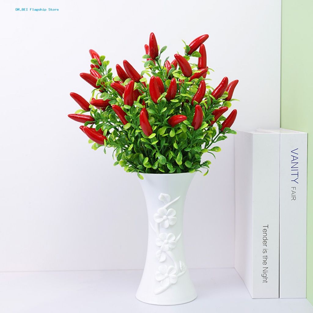 dr-bei-1-bunch-bright-colored-faux-plastic-flower-home-decor-scene-layout-faux-plastic-flower-weather-resistant
