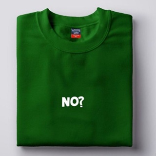 NO? - Statement Minimalist Print Tshirt Unisex_03