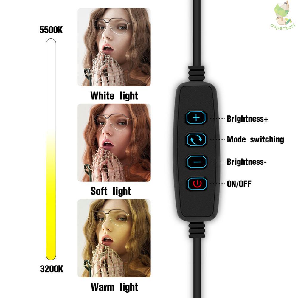 26cm-10inch-inch-led-ring-light-3-colors-10-levels-dimmable-3200-5600k-color-temperature-with-tripods-phone-and-tablet-holders-for-live-sream-makeup-portrait-youtube-video-lighting