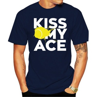[S-5XL] เสื้อยืด ผ้าฝ้าย พิมพ์ลาย Kiss My Ace ระบายอากาศ สไตล์ฮิปฮอป เข้ารูป เหมาะกับฤดูใบไม้ผลิ