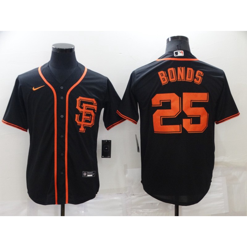 mlb-san-francisco-giants-barry-bonds-เบสบอลเสื้อยืดผู้ชายผู้ชาย