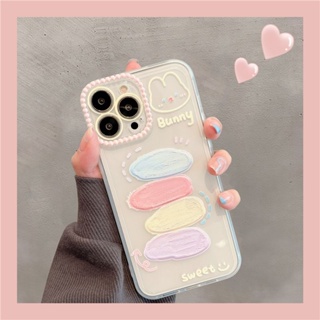 Oil Painting Rabbit Phone Case for Iphone 14promax Phone Case Iphone13 Soft 11 Silicone Xs Female 11/XR