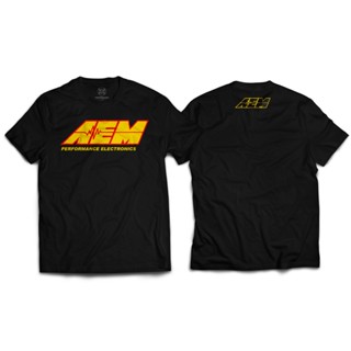 เสื้อซิ่ง AEM งานสกรีนพรีเมี่ยม ใส่สบายไม่ร้อน เสื้อยืด สกรีนเต็ม