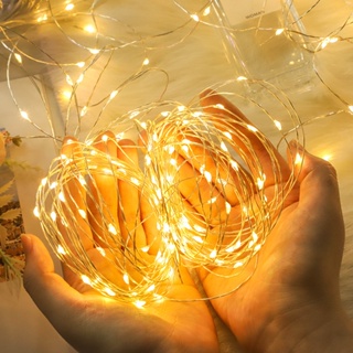 สายไฟ LED ลวดทองแดง กันน้ํา สําหรับตกแต่งช่อดอกไม้ กล่องของขวัญ