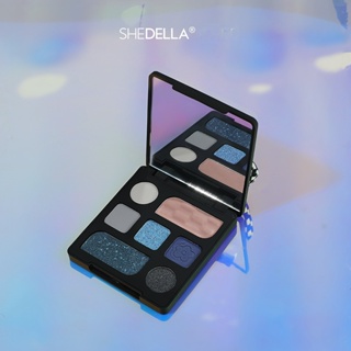 Shedella 2023 พาเลทอายแชโดว์ ไฮไลท์ เนื้อแมตต์ ประกายมุก เจ็ดสี สําหรับแต่งหน้า