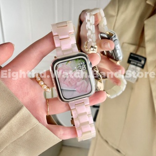 สายนาฬิกาข้อมือเรซิ่น เรืองแสง สําหรับ Smart Watches Series Ultra 8 7 6 SE 5 4 3 2 1 ขนาด 49 มม. 41 มม. 45 มม. 44 มม. 40 มม. 42 มม. 38 มม.