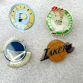 NBA Lakers Warriors Nets Celtics Bucks Basketball Team Metal Badge Brooch Cap Pins In Stock LY