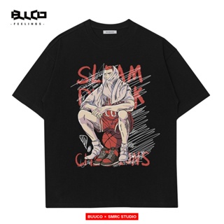 S-5XL Slam Dunk Sakuragi Hualien Short-Sleeved T-Shirt Men Women Pure Cotton Basketball Training Uniform_08