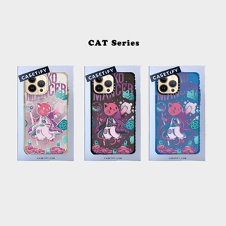 Casetify เคส TPU นิ่ม ลายแมว Mage สําหรับ IPhone 14 13 12 11 Pro MAX Mini XS MAX XR X SE 6 6S 7 8 Plus