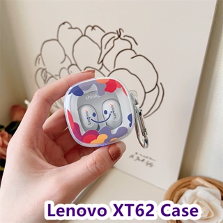 【จัดส่งรวดเร็ว】เคสหูฟัง แบบนิ่ม แบบใส ลายการ์ตูน สําหรับ Lenovo XT62