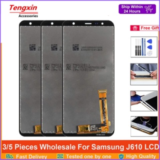 อะไหล่หน้าจอสัมผัสดิจิทัล LCD J610 สําหรับ Samsung Galaxy J4+ 2018 J4 Plus J415 J610 J6 Plus J6+