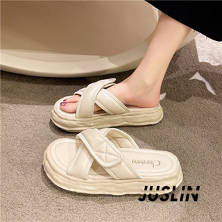 JUSLIN  ร้องเท้า รองเท้าแฟชั่น สะดวกสบาย สไตล์เกาหลี แฟชั่น 2023 ใหม่ Stylish Unique ทันสมัย สวย B20H0SF 37Z230910