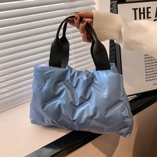 A.t.a Niche Design Rhombus กระเป๋าถือ กระเป๋าสะพายไหล่ ทรงโท้ท เรียบง่าย สําหรับสตรี