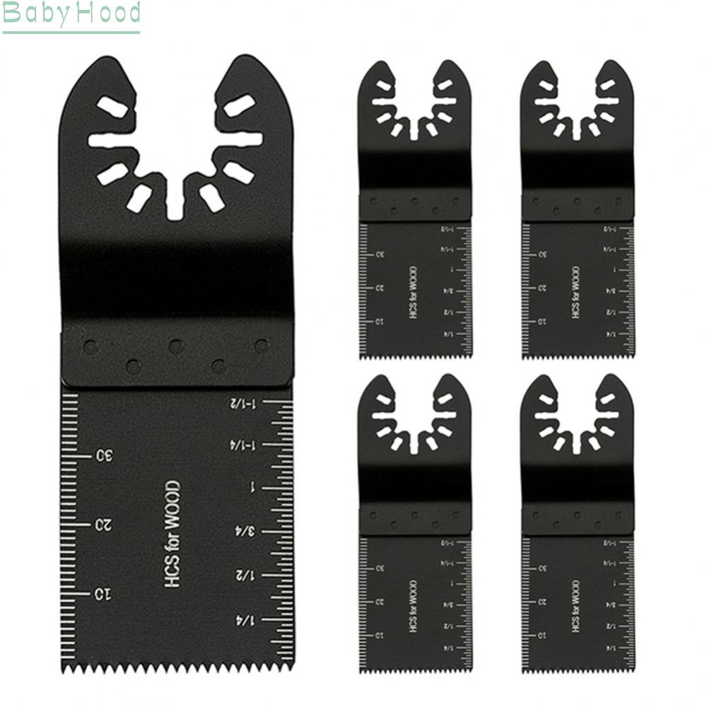 34mm-universal-oscillating-multi-tool-saw-blades-carbon-steel-cutter-diy-5pcs-high-quality