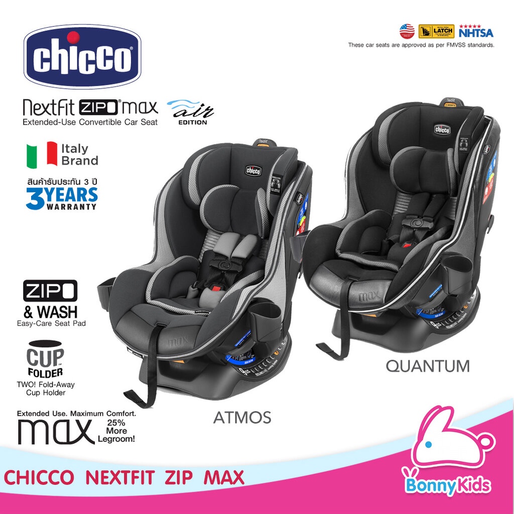 chicco-คาร์ซีทเด็กแรกเกิด-nextfit-zip-max-car-seat