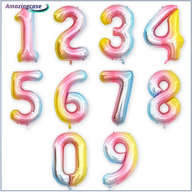 amaz-ลูกโป่งฟอยล์ตัวเลข-ไล่โทนสีรุ้ง-16-นิ้ว-สําหรับงานแต่งงาน-งานเลี้ยงวันเกิด
