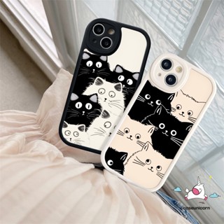 เคสโทรศัพท์มือถือแบบนิ่ม Tpu ลายการ์ตูนแมวน่ารัก สําหรับ Samsung A52s A14 A73 A13 A12 A04 A23 A50 A04s A32 A50s A30s A72 A02s A03 A22 A53 A03s A52 A11 A10s A31 A51 A21s A33 A20s A20 A71