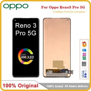 หน้าจอสัมผัสดิจิทัล LCD 6.5 นิ้ว สําหรับ OPPO Reno3 Pro 5G PCRM00 PCRT00 CPH2009